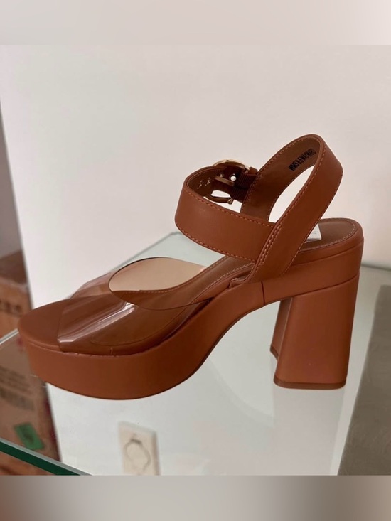 Dolce Vita Shoes - Dolce Vita Cognac Platform Block Heel Sandals